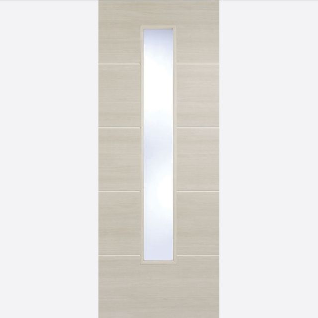 LPD | INTERNAL | SANTANDOR | GLAZED 1L | CLEAR | PRE-FINISHED | IVORY LAMINATE