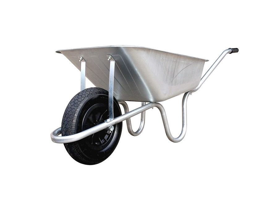 RELIANCE WHEELBARROW 85LTR PNEUMATIC GALVANISED